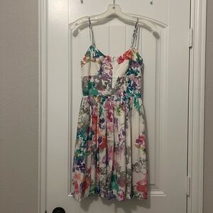 Amanda Uprichard watercolor floral dress